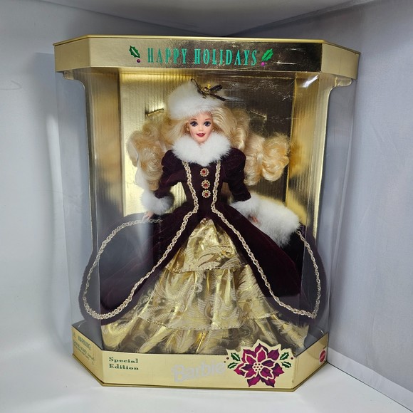 Barbie Other - Happy Holidays Special Edition Barbie NIB 1996 Vintage Collector #15646